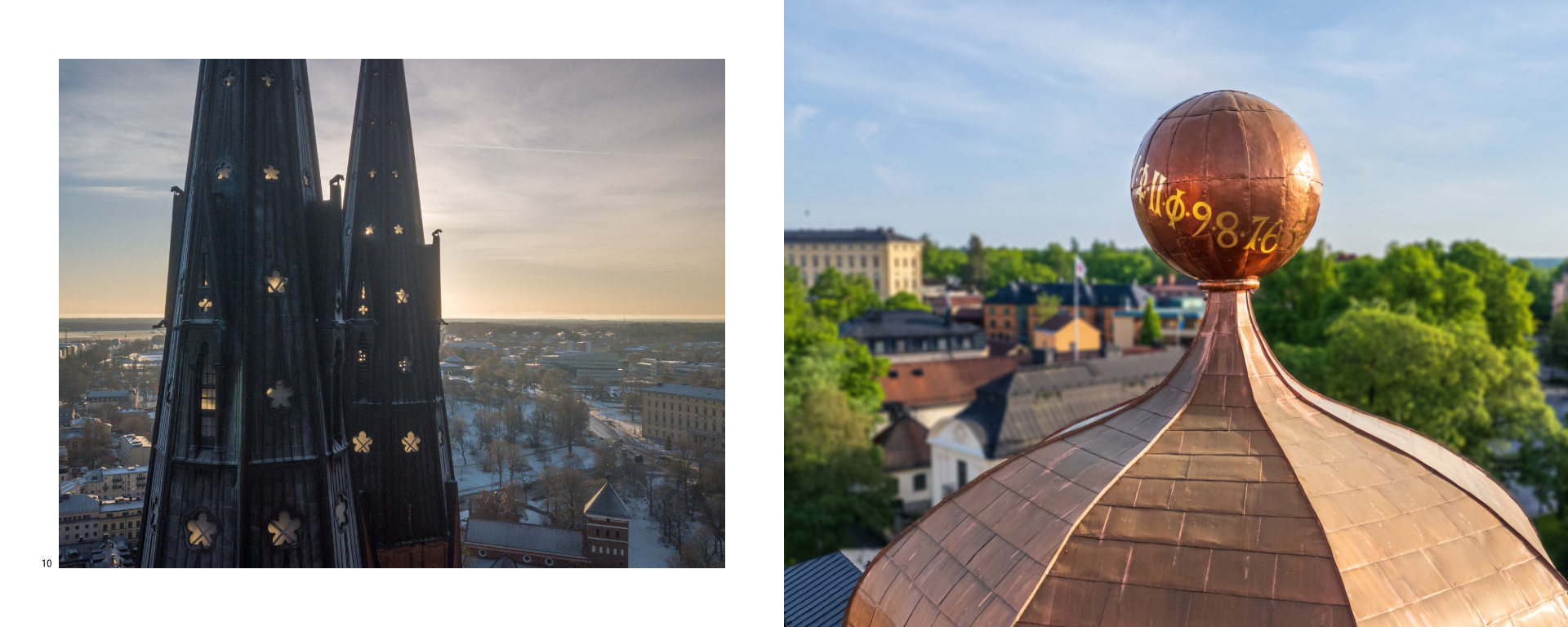 Uppsala - stadens vidsträckta vyer - 4