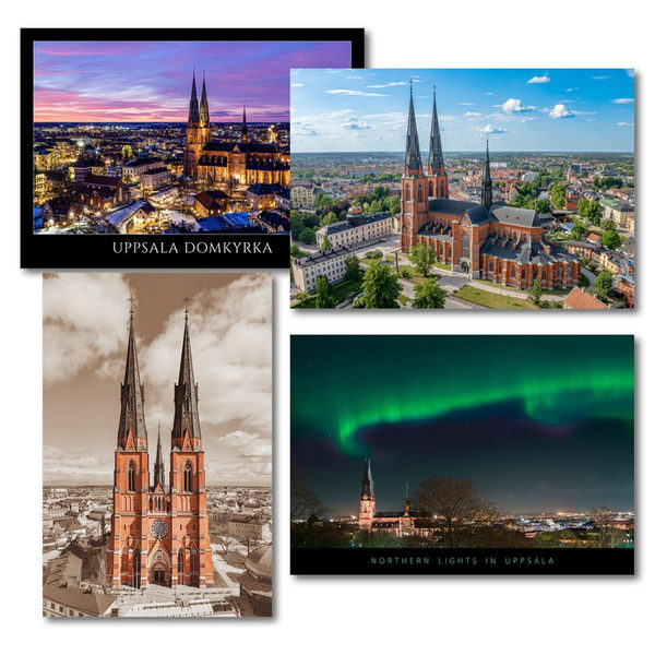 Uppsala domkyrka x 4