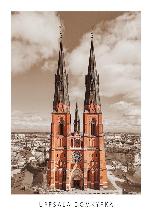 Domkyrkans frontfasad Svenska