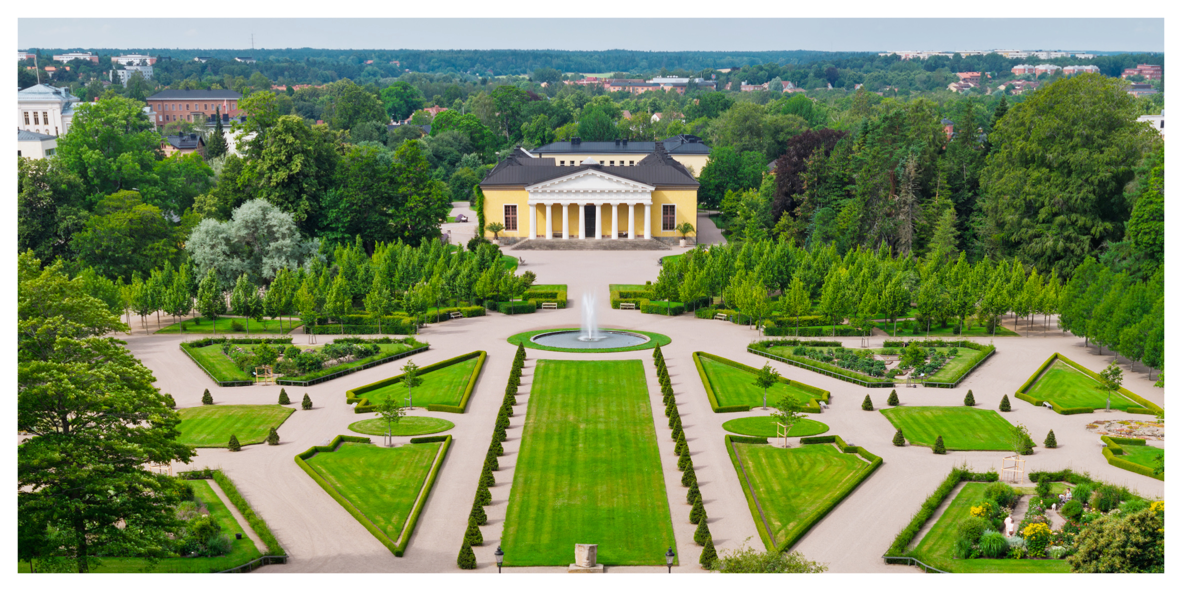 Panorama Botaniska trädgården