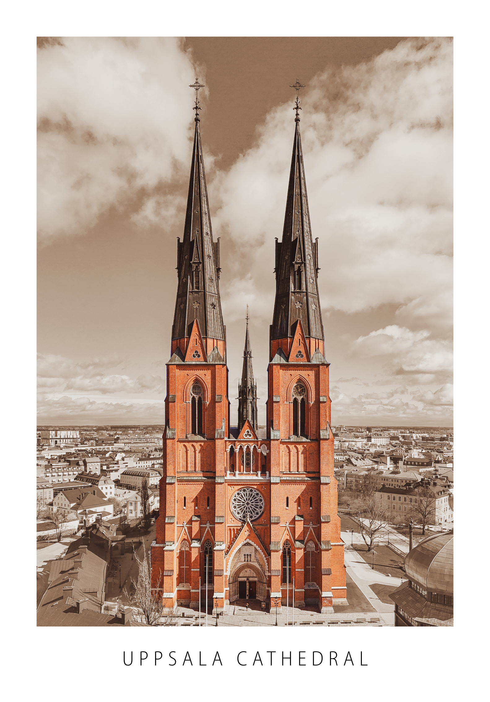 Domkyrkans frontfasad English