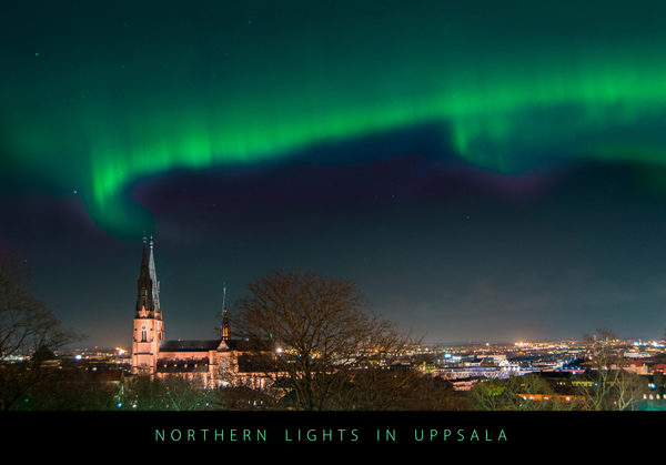 Norrsken över Uppsala