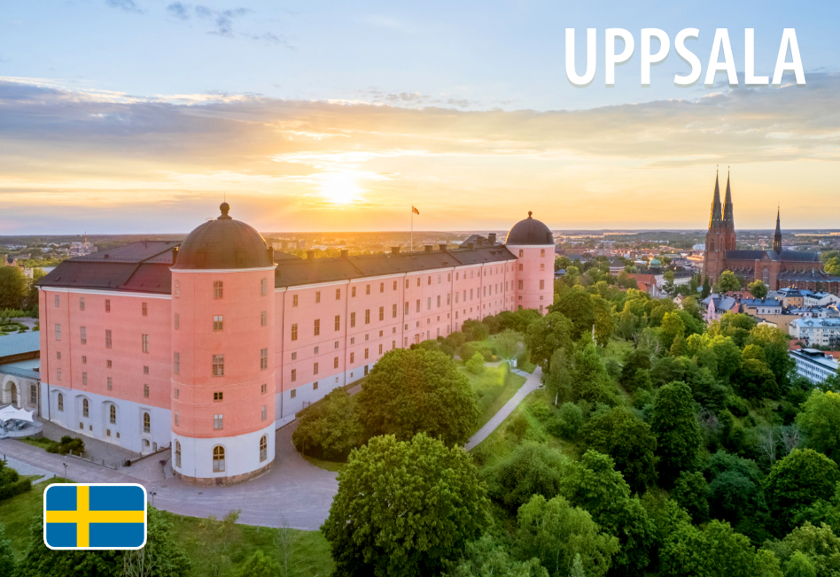 Slottet och Domkyrkan i solnedgången